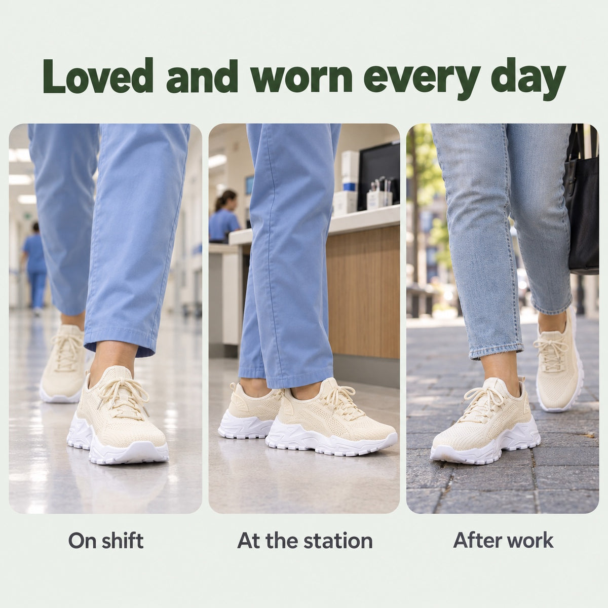 Susie – Women's Nursing Sneakers, worn every day