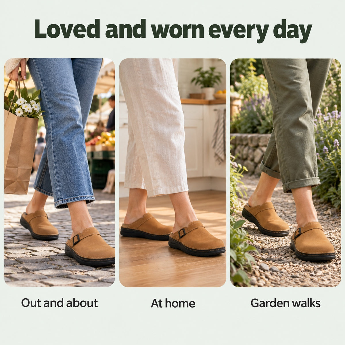 Swanson – Unisex Arch Support Clogs, worn every day
