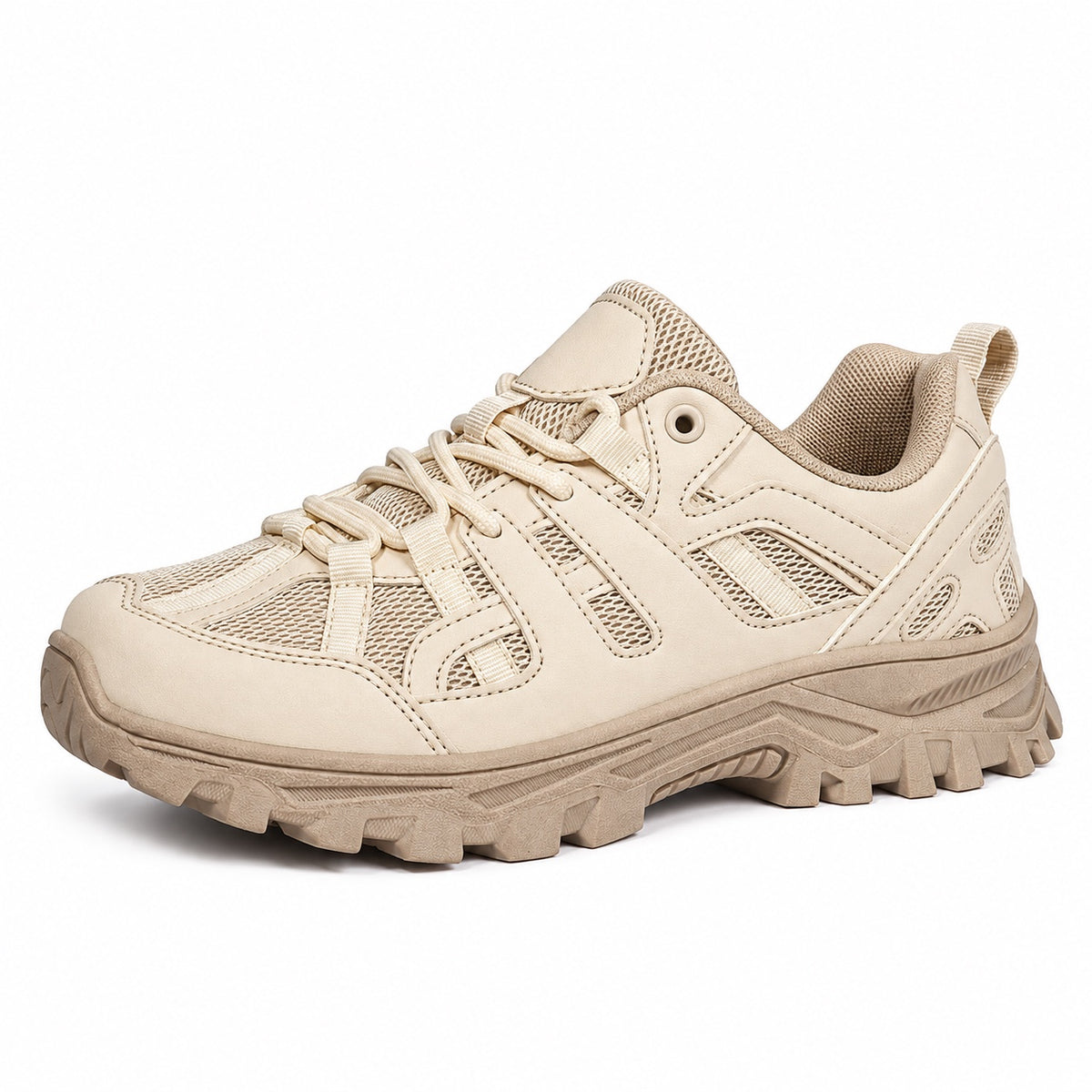 Sydney – Unisex Non-Slip Sneakers in Beige