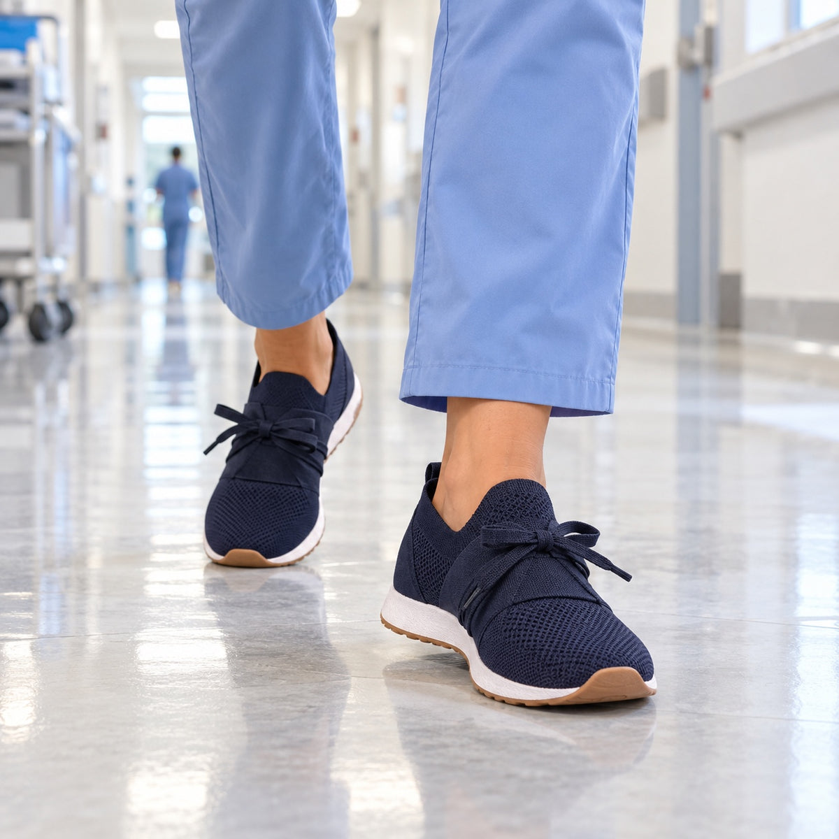 Tami – Women's Nursing Sneakers, worn on a walk