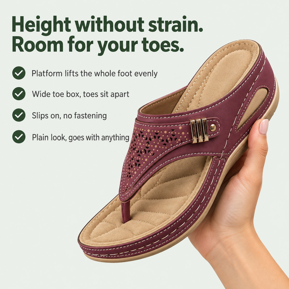Tammie – Women's Wide Toe Box Sandals, key benefits