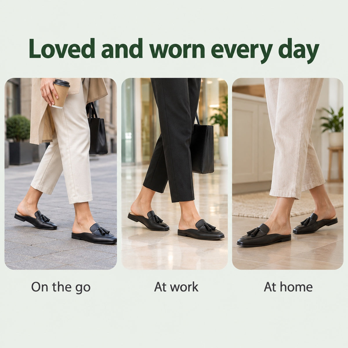 Tanya – Women's Slip-On Loafers, worn every day