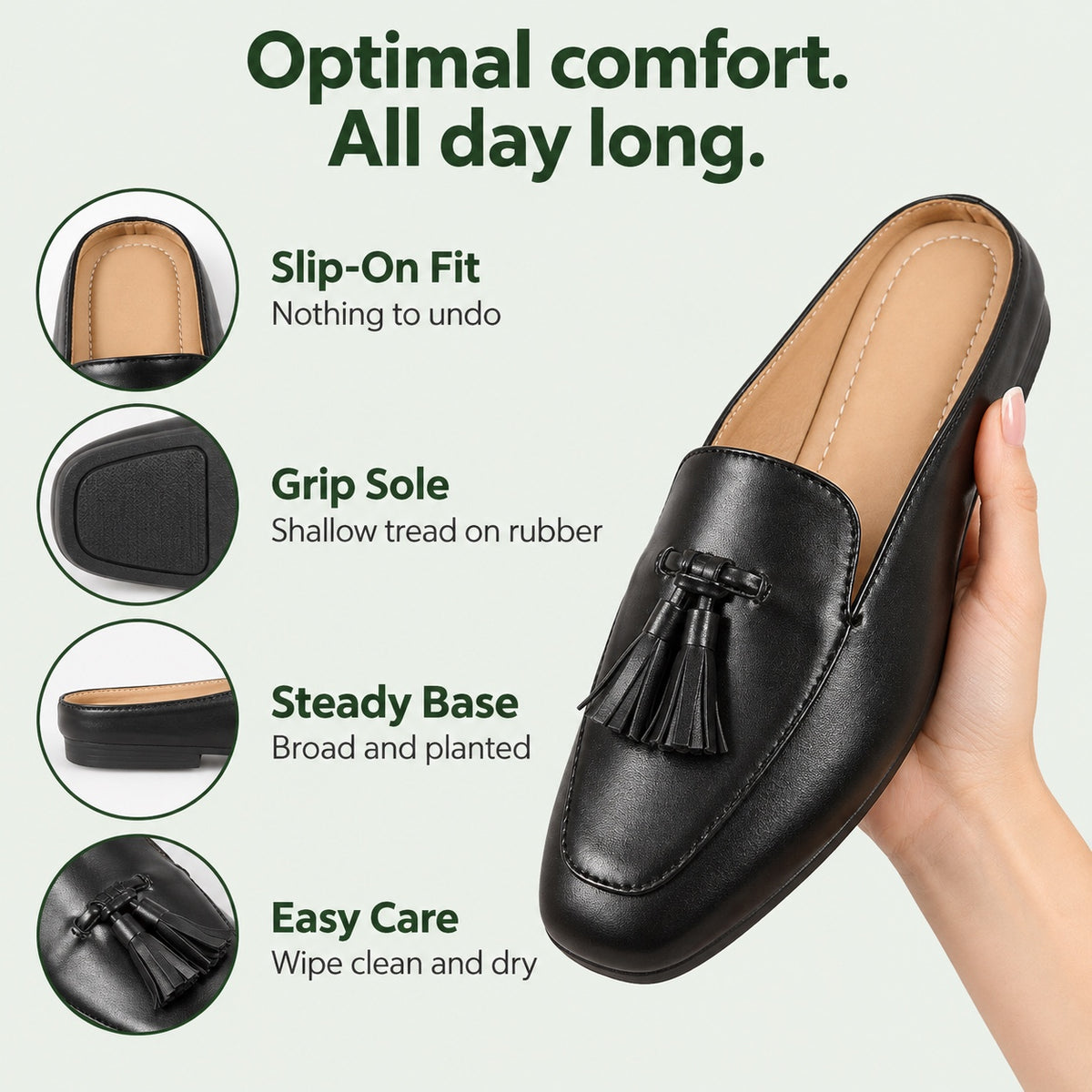 Tanya – Women's Slip-On Loafers, features