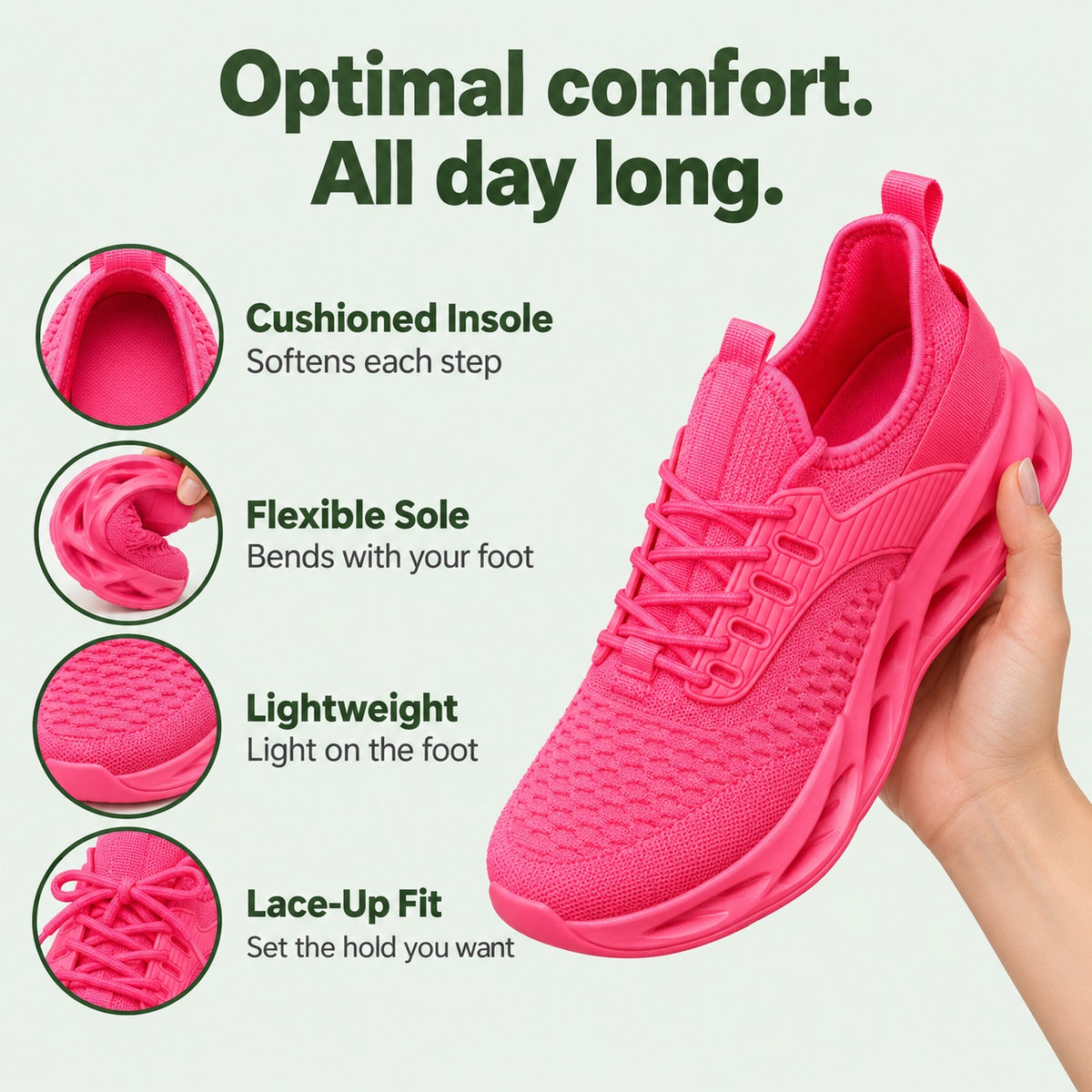 Tatum – Unisex Orthopedic Sneakers, features