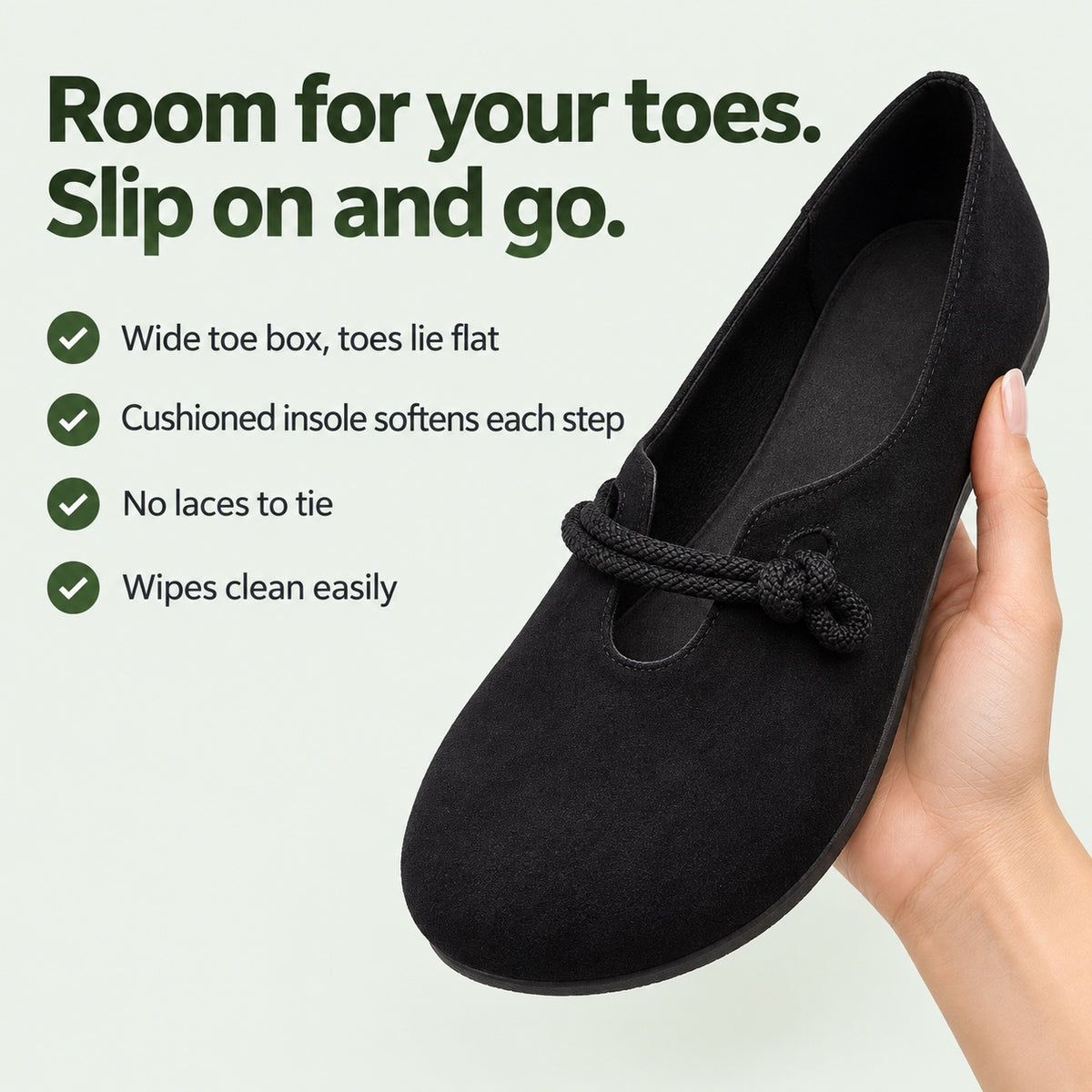 Thelma – Women's Wide Toe Box Loafers, key benefits