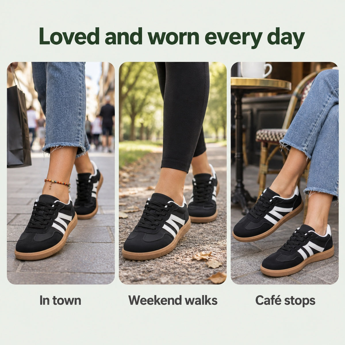 Toni – Women's Slip-On Sneakers, worn every day