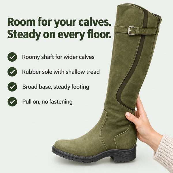 Tonya – Women's Wide Calf Boots, key benefits