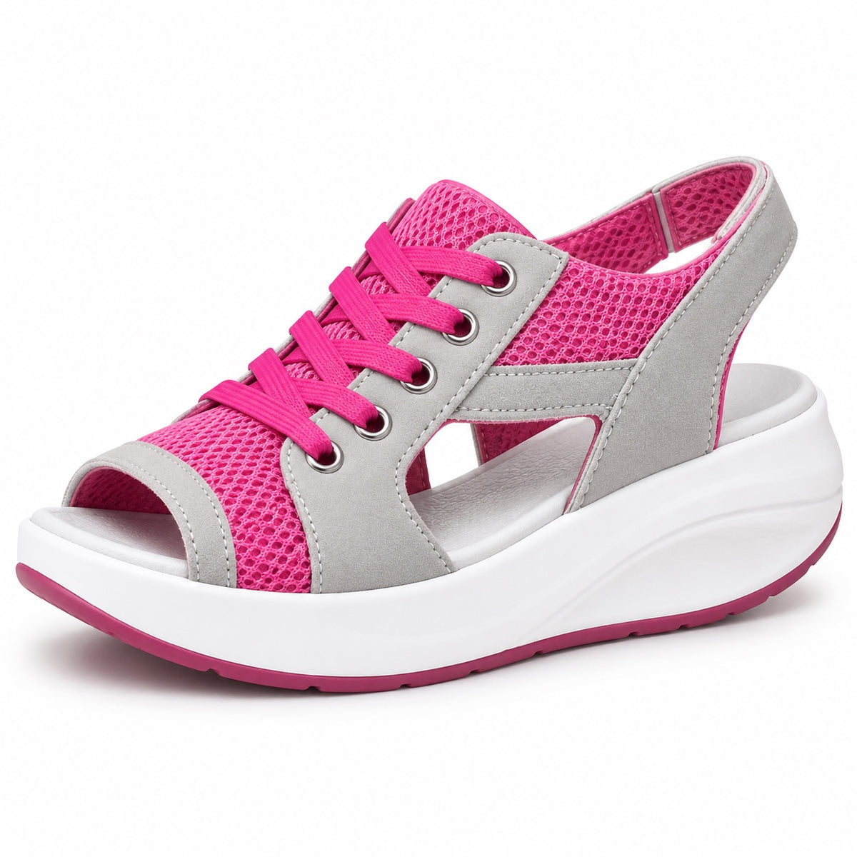 Turner – Unisex Wide Toe Box Sandals in Pink