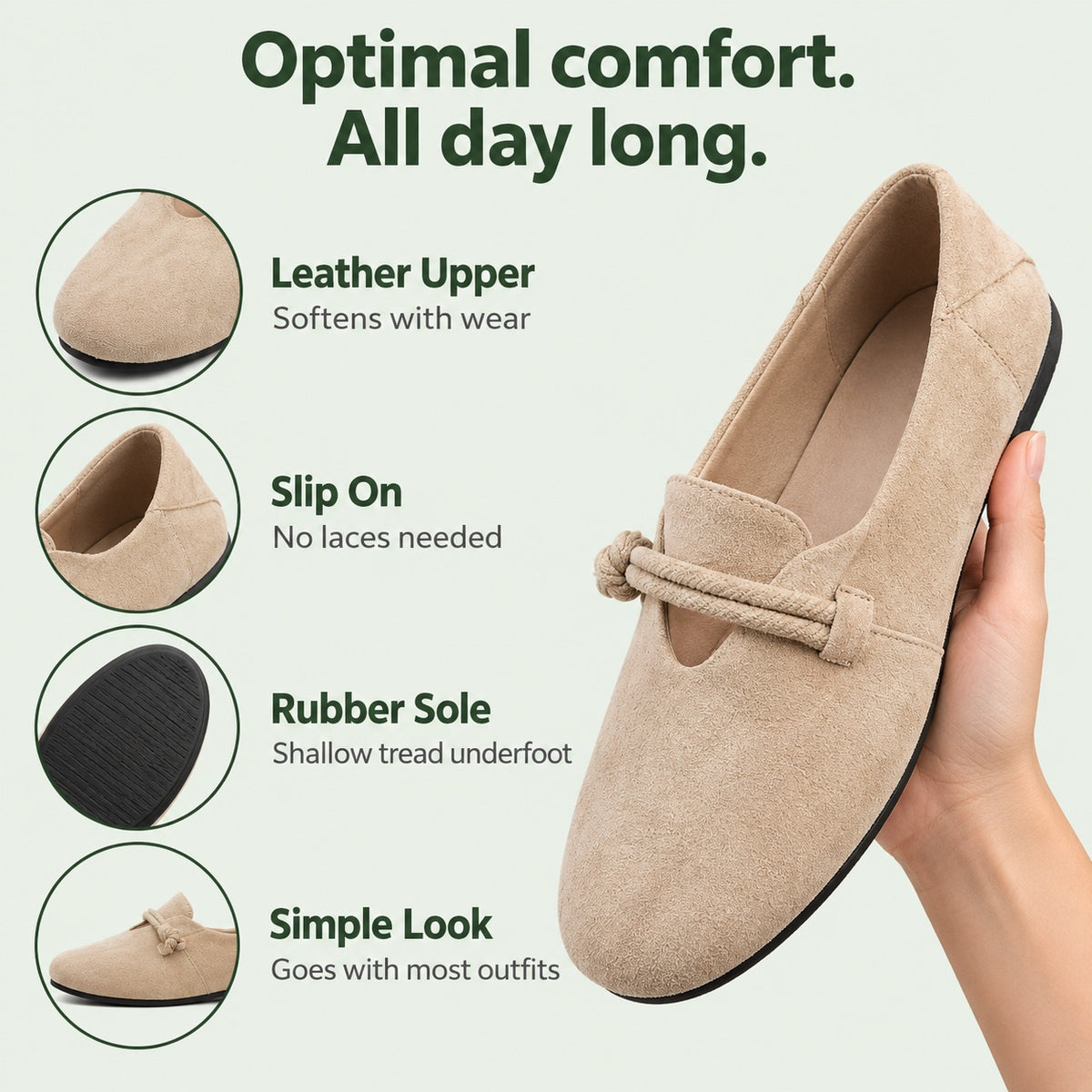 Tyler – Unisex Orthopedic Loafers, features
