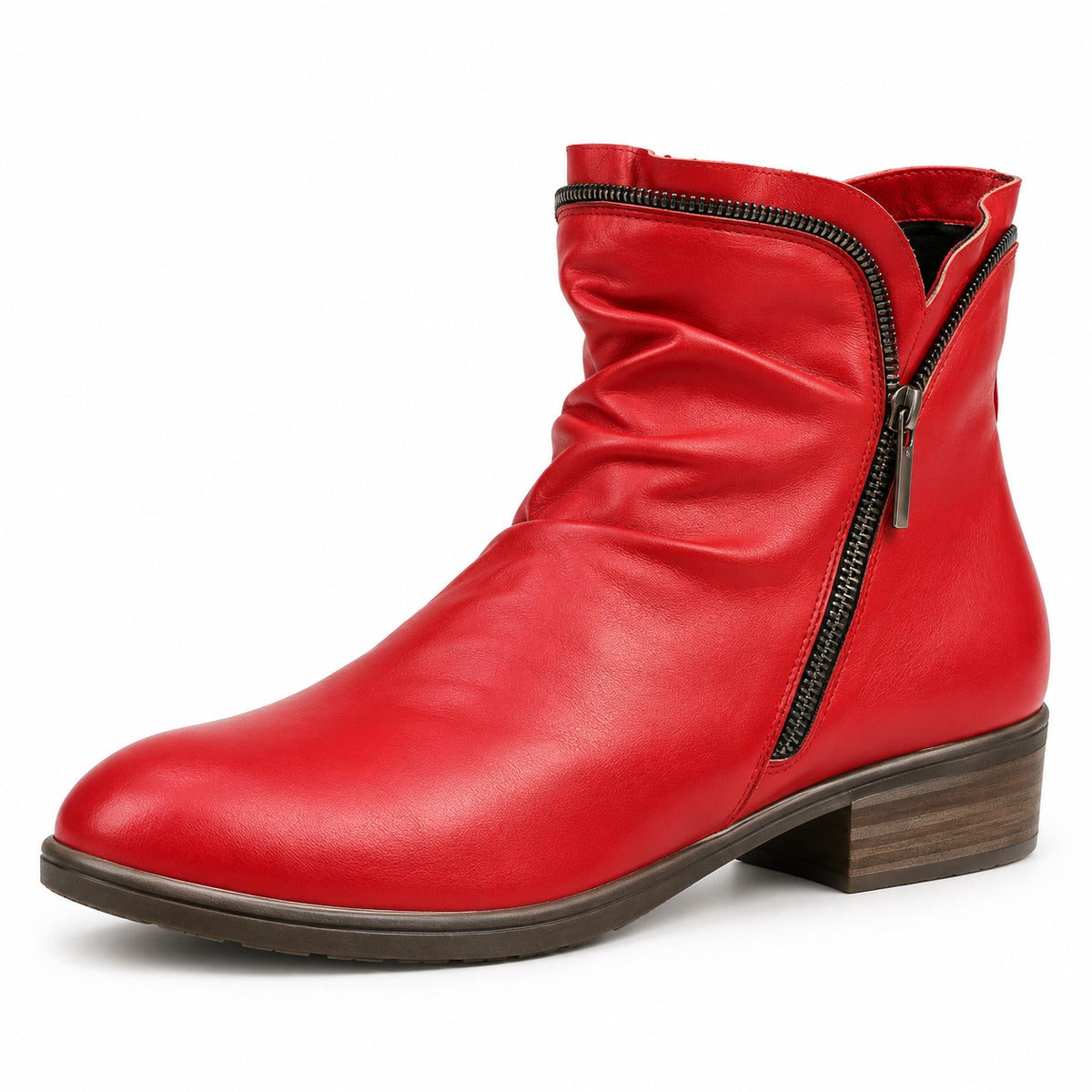 Vanessa – Women's Comfort Boots in Red