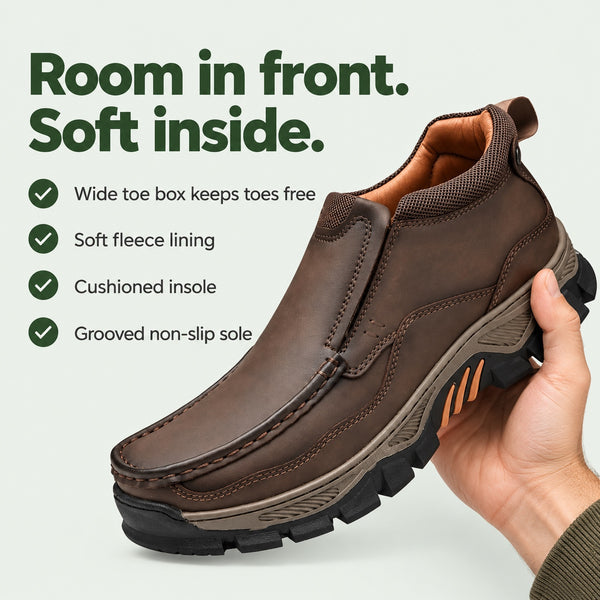 Vincent – Men's Comfort Boots, key benefits