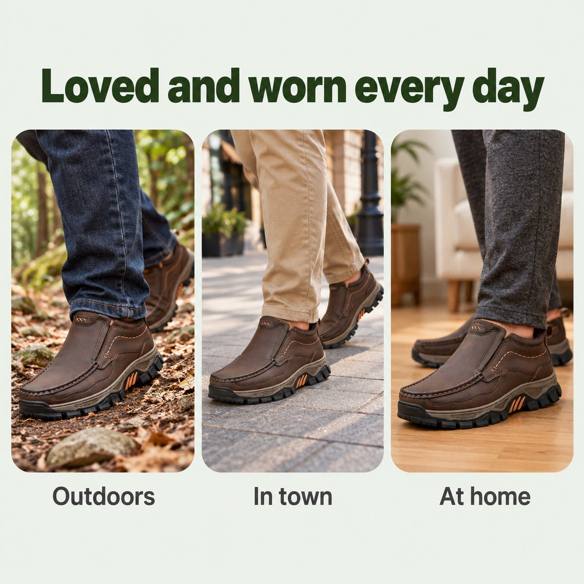 Vincent – Men's Comfort Boots, worn every day