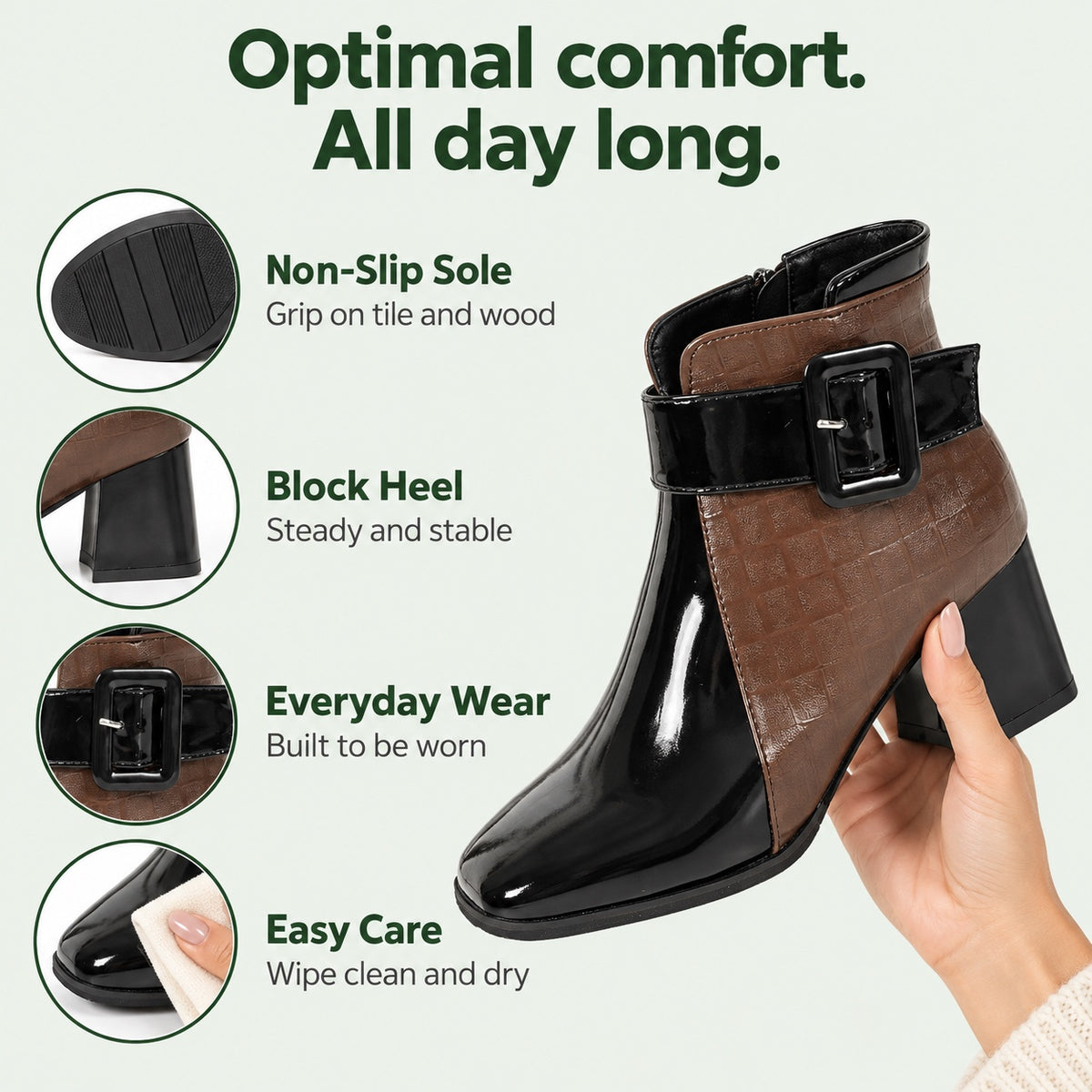 Viola – Women's Comfort Boots, features