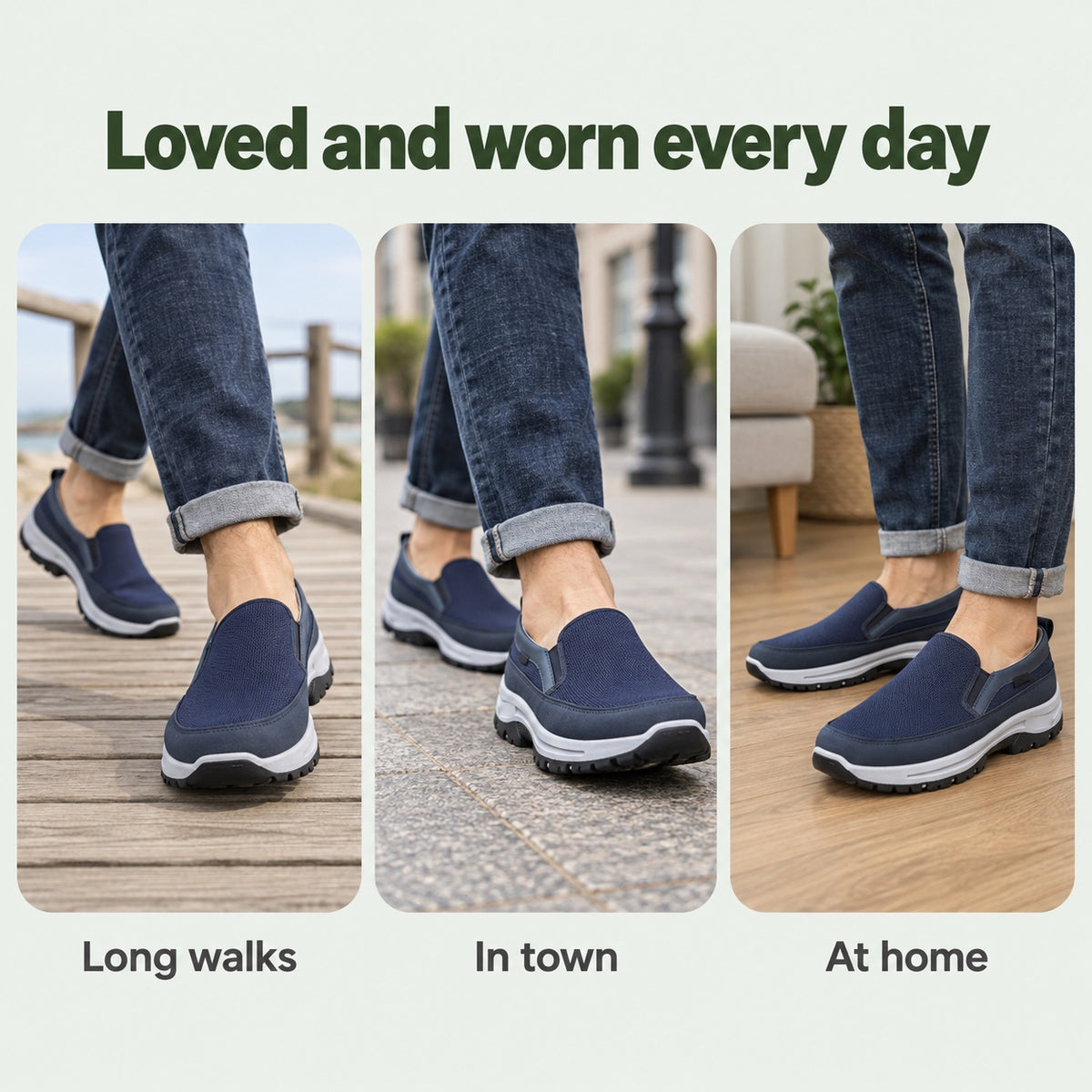 Wallace – Men's Orthopedic Shoes, worn every day