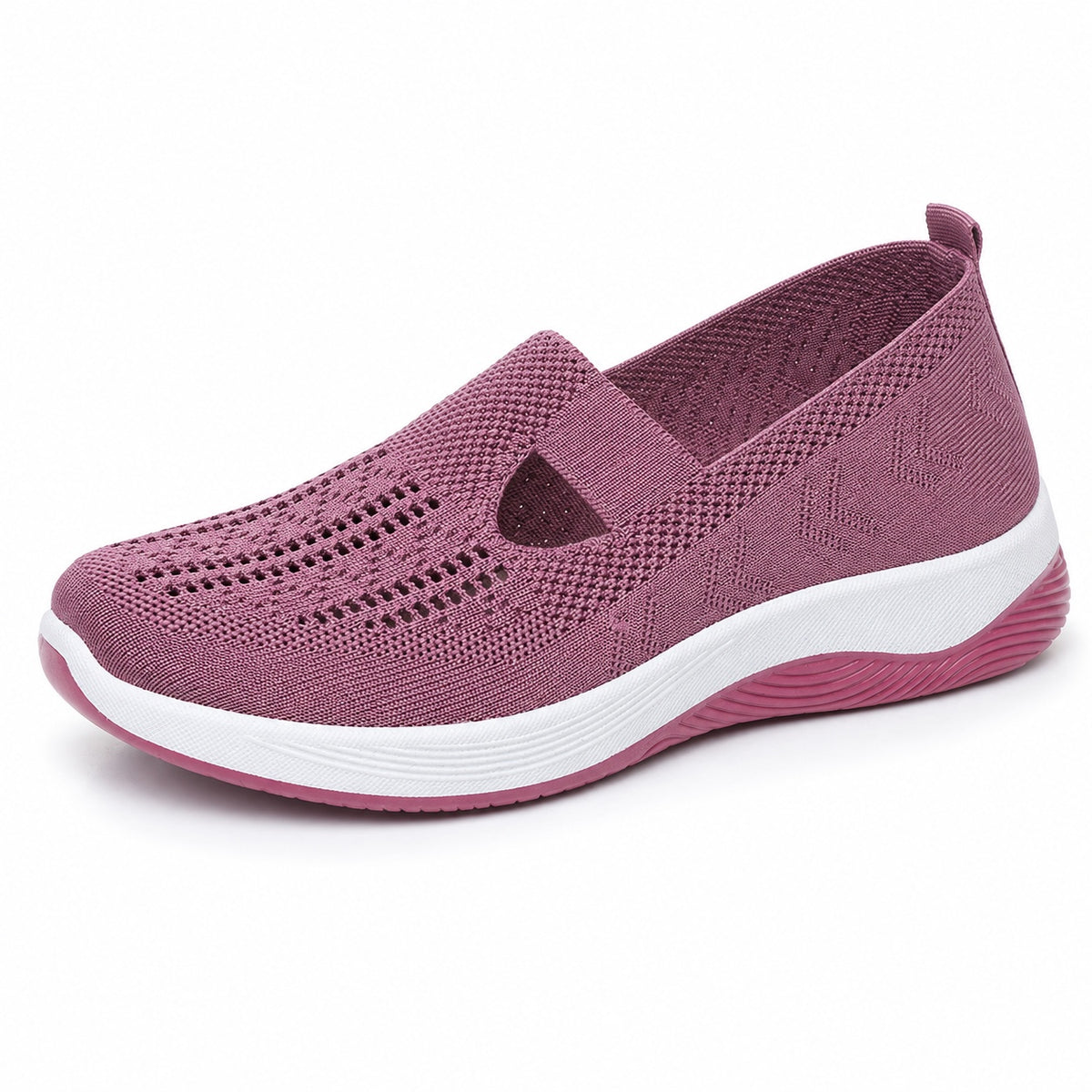 Walsh – Unisex Slip-On Shoes in Purple