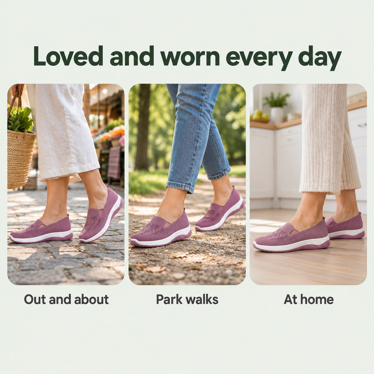 Walsh – Unisex Slip-On Shoes, worn every day