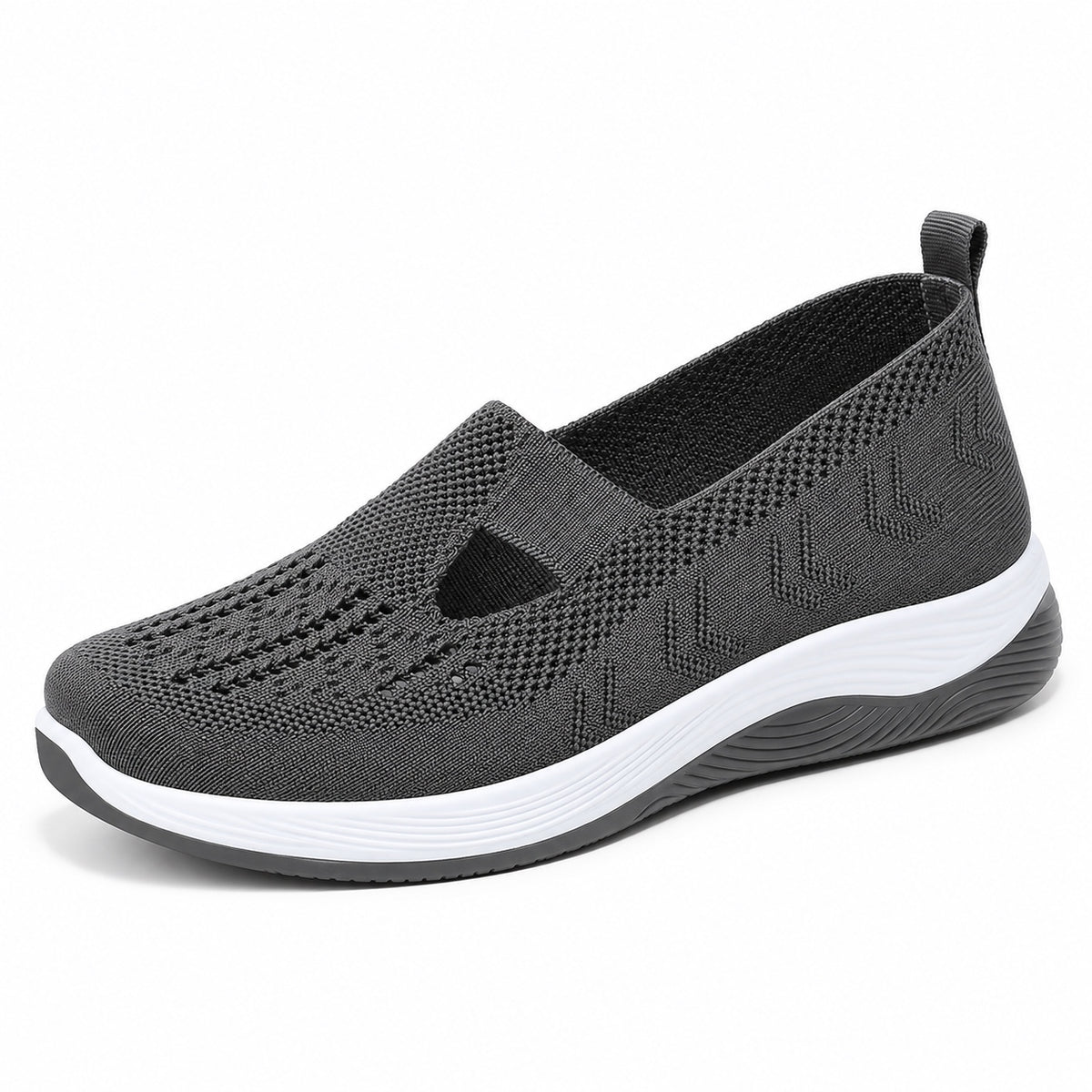 Walsh – Unisex Slip-On Shoes in Dark Gray