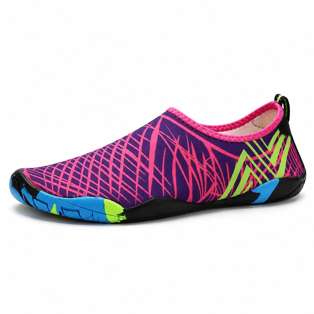 Watson – Unisex Wide Toe Box Shoes in Rose Red