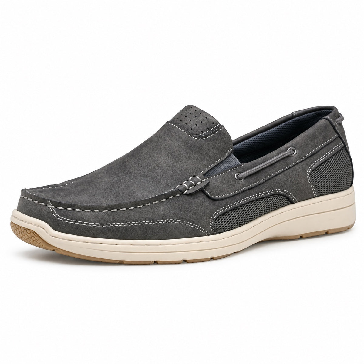 Wayne – Men's Non-Slip Loafers in Grey