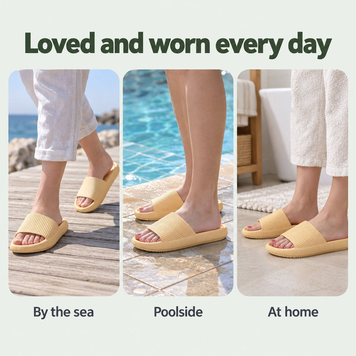 Weaver – Unisex Comfortable Sandals, worn every day