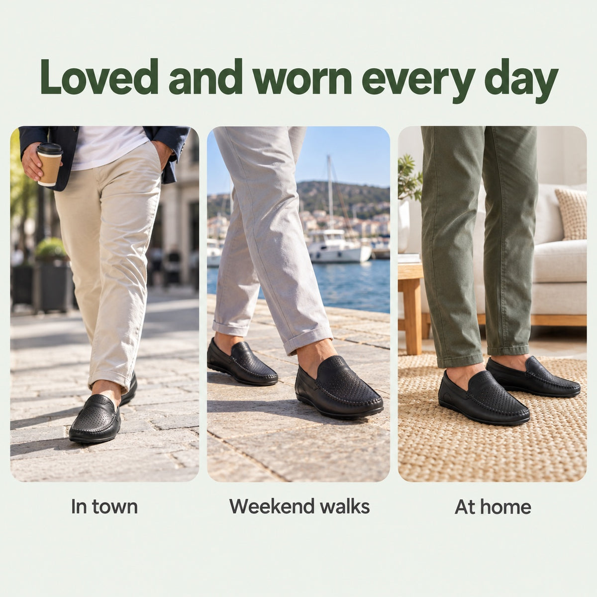 Weber – Unisex Barefoot Loafers, worn every day