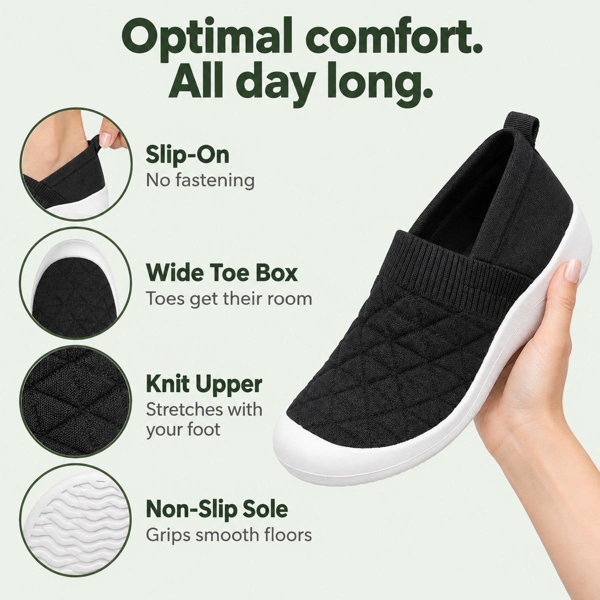 Wendy – Women's Nursing Loafers, features