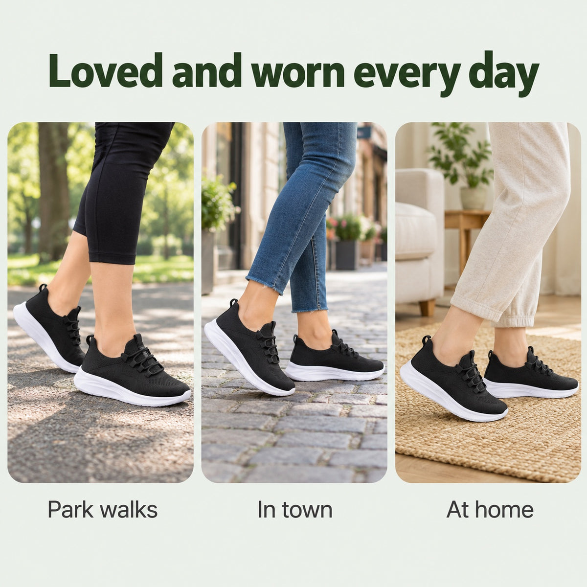 West – Unisex Wide Toe Box Shoes, worn every day