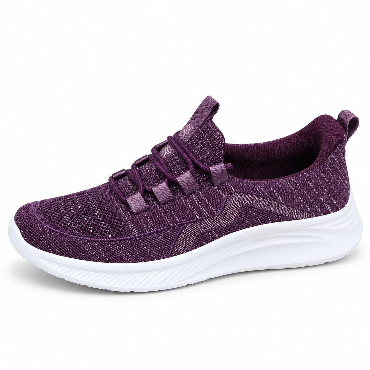 West – Unisex Wide Toe Box Shoes in Dark Purple