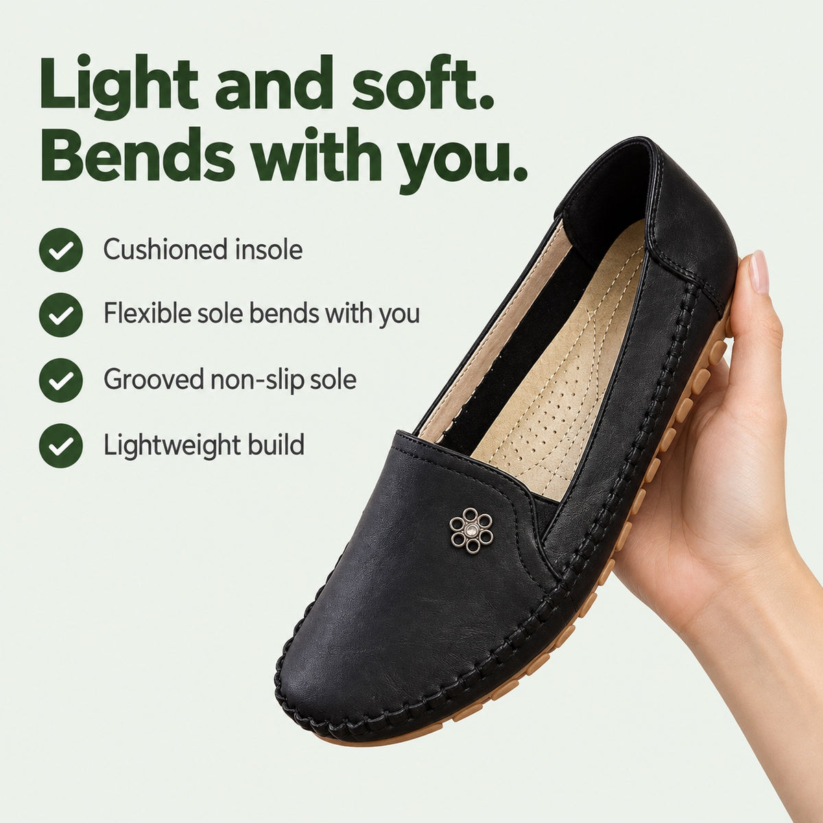 White – Unisex Slip-On Loafers, key benefits
