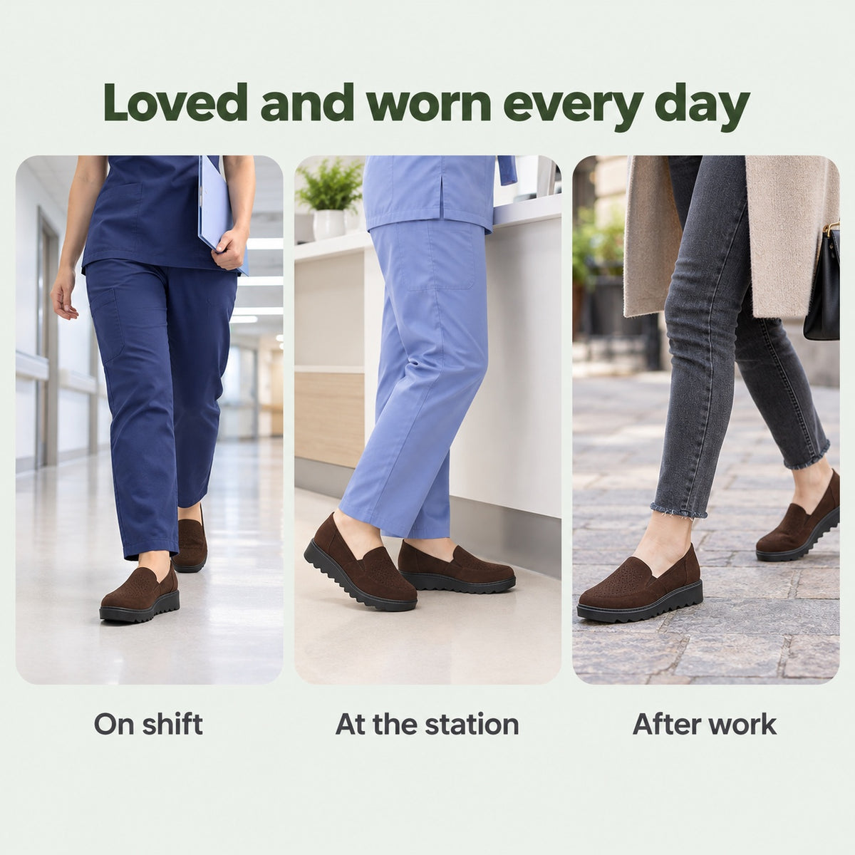 Wilma – Women's Nursing Loafers, worn every day