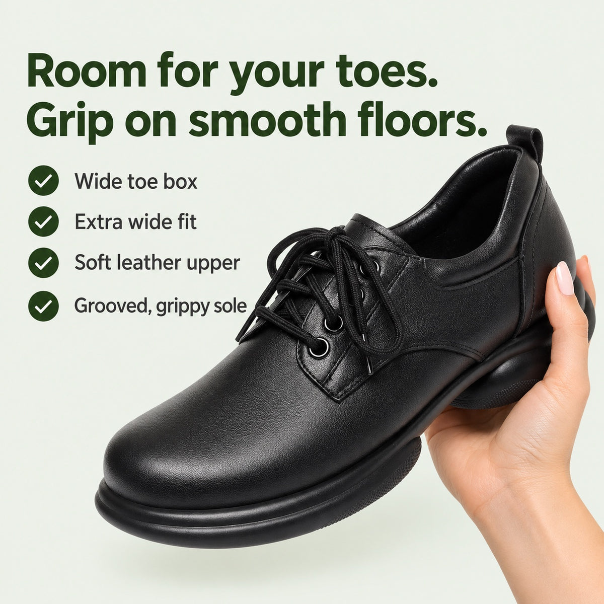 Winifred – Women's Wide Toe Box Shoes, key benefits