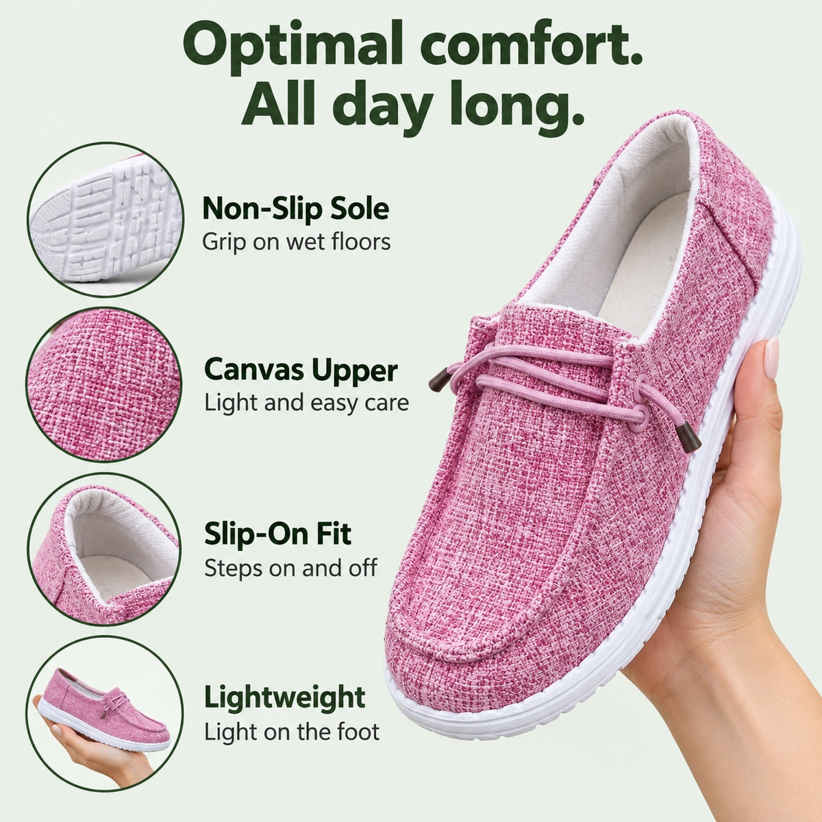 Yvonne – Women's Non-Slip Shoes, features