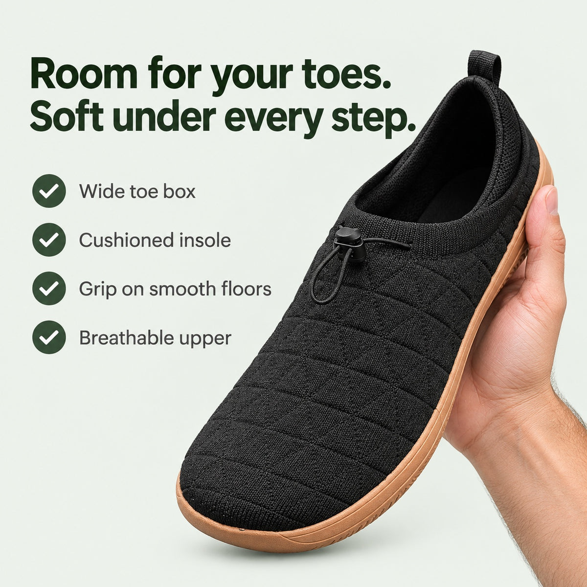 Zachary – Men's Barefoot Sneakers, key benefits