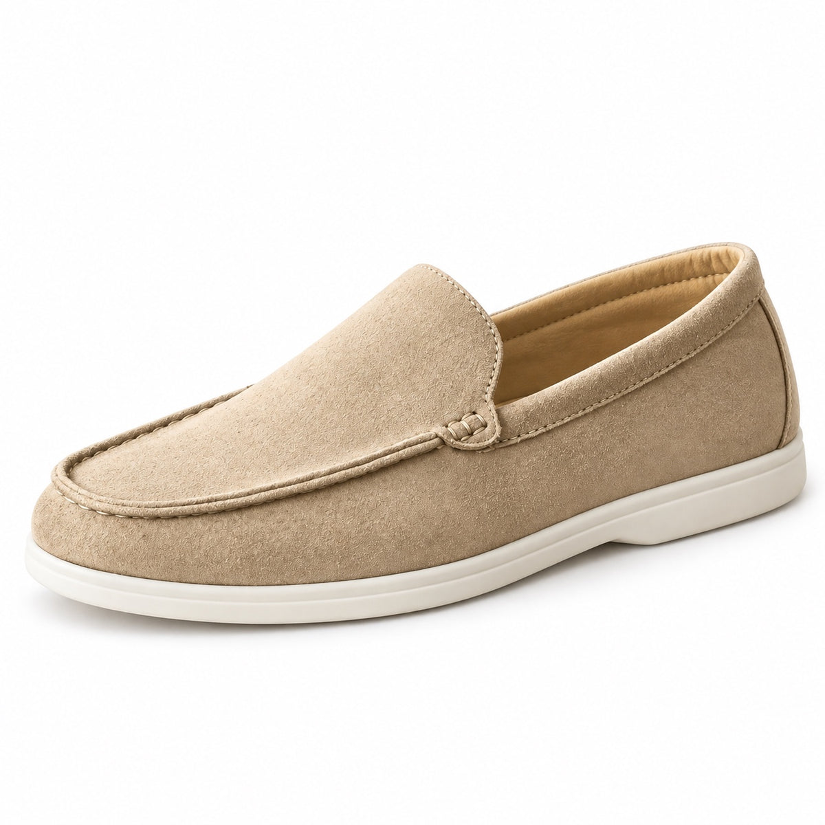 Abraham – Men's Non-Slip Loafers in Beige