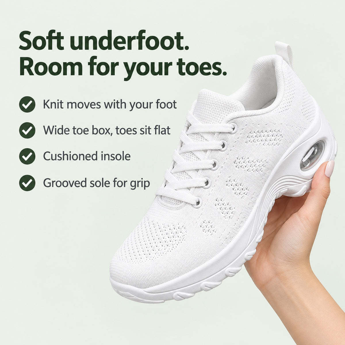 Aimee – Women's Nursing Sneakers, key benefits
