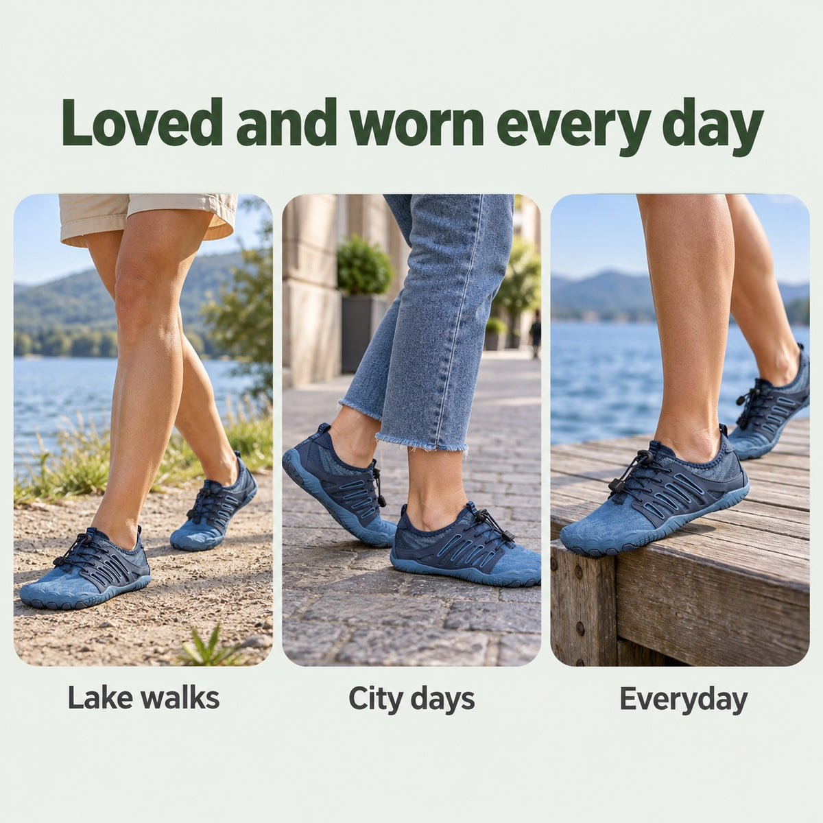 Alan – Women's Barefoot Sneakers, worn every day