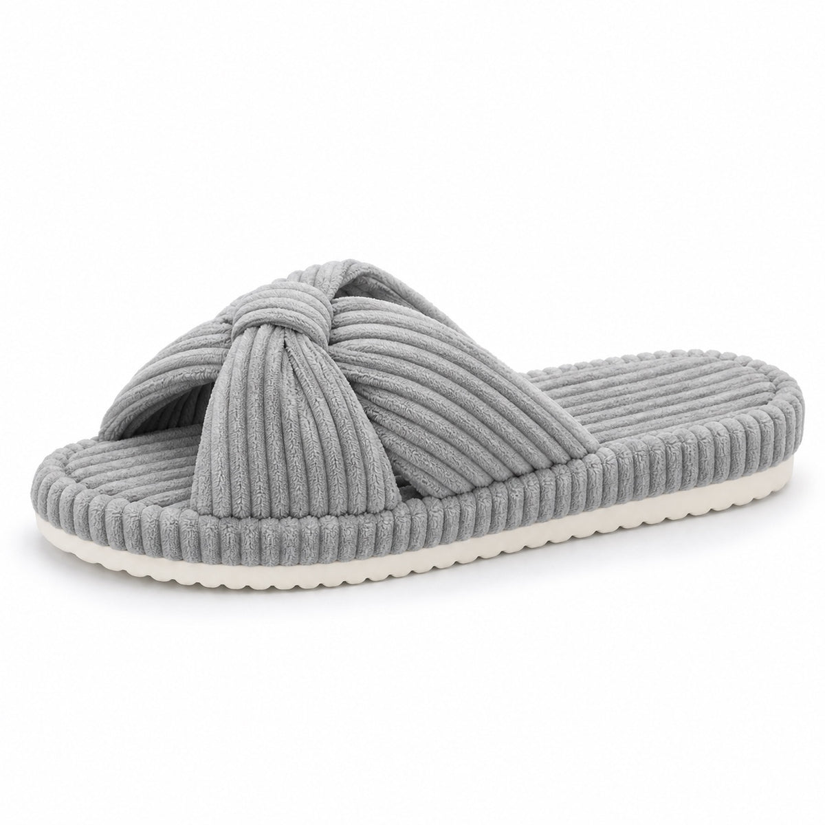 Alberta – Women's Comfort Slippers in Gray