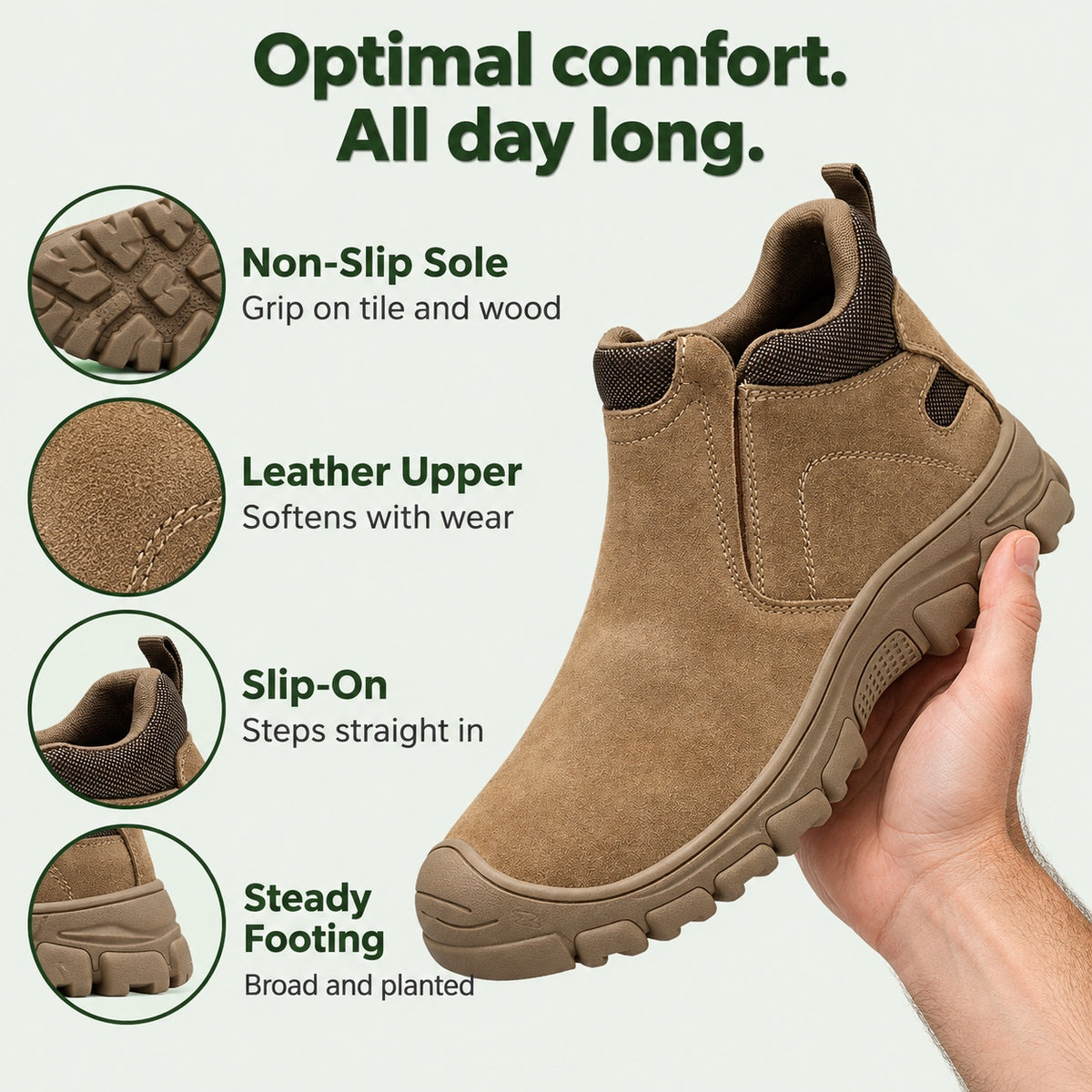 Alton – Men's Wide Calf Boots, features