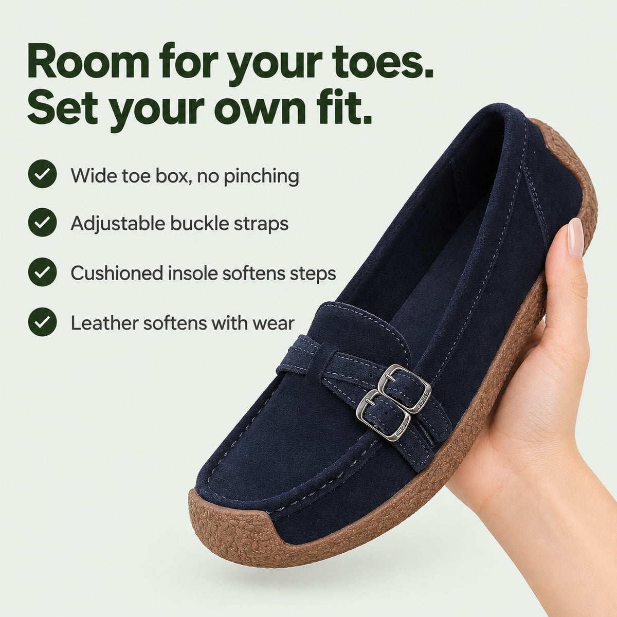 Alyssa – Women's Wide Toe Box Shoes, key benefits