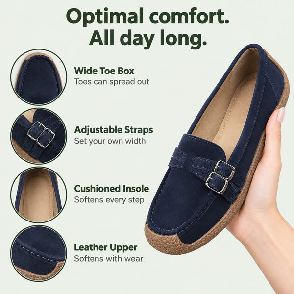 Alyssa – Women's Wide Toe Box Shoes, features