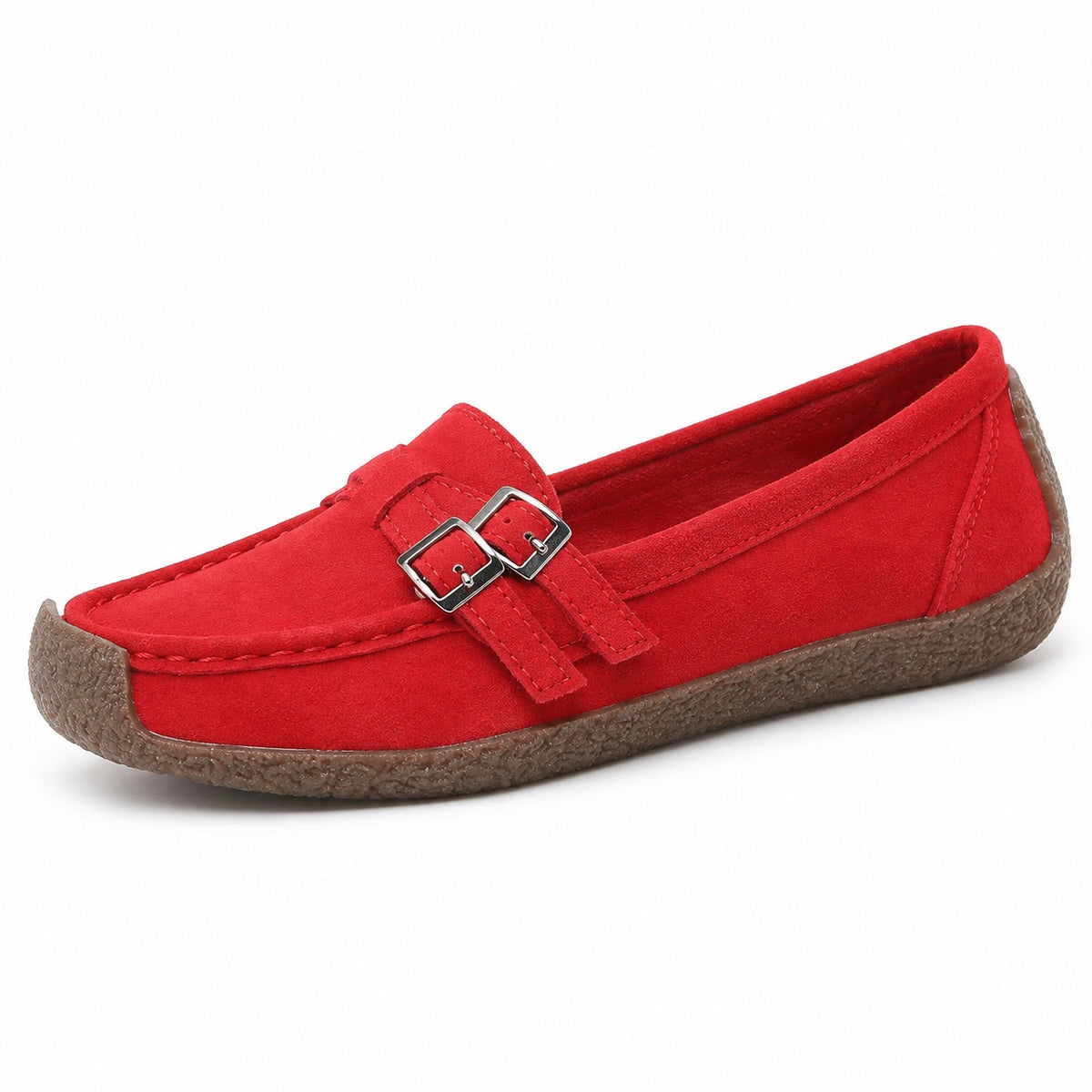 Alyssa – Women's Wide Toe Box Shoes in Red