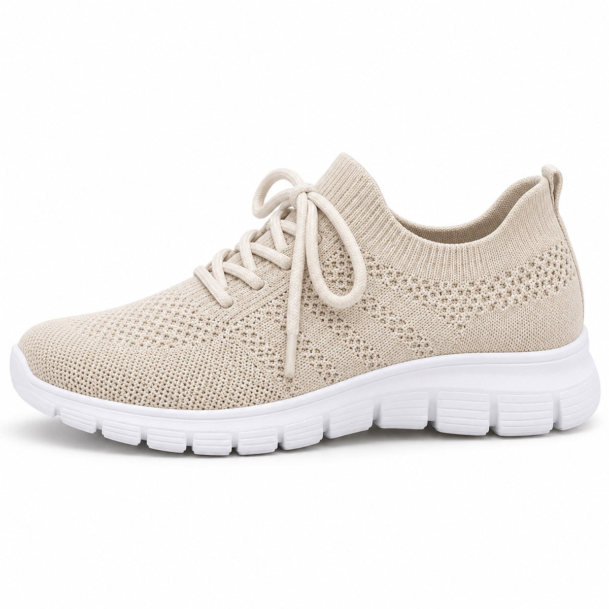 Annie – Women's Arch Support Sneakers in Beige