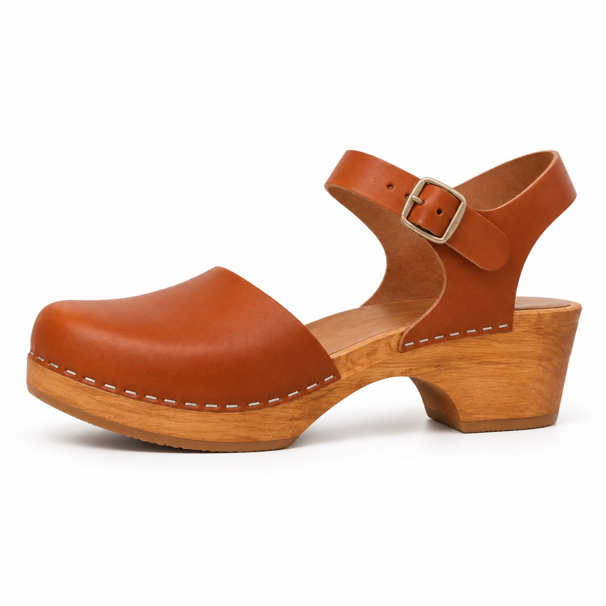 April – Women's Nursing Clogs in Brown