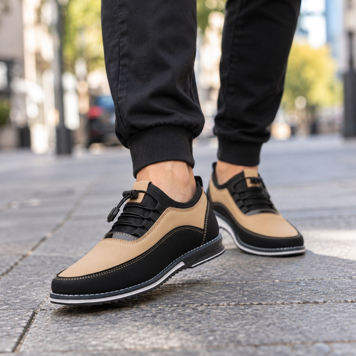 Arturo – Men's Non-Slip Shoes, worn on a walk