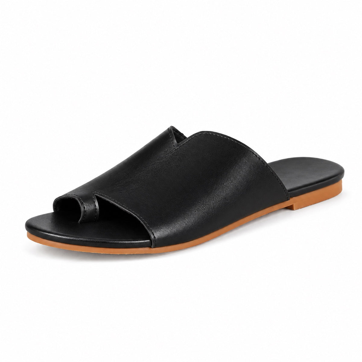 Barnett – Unisex Wide Toe Box Sandals in black