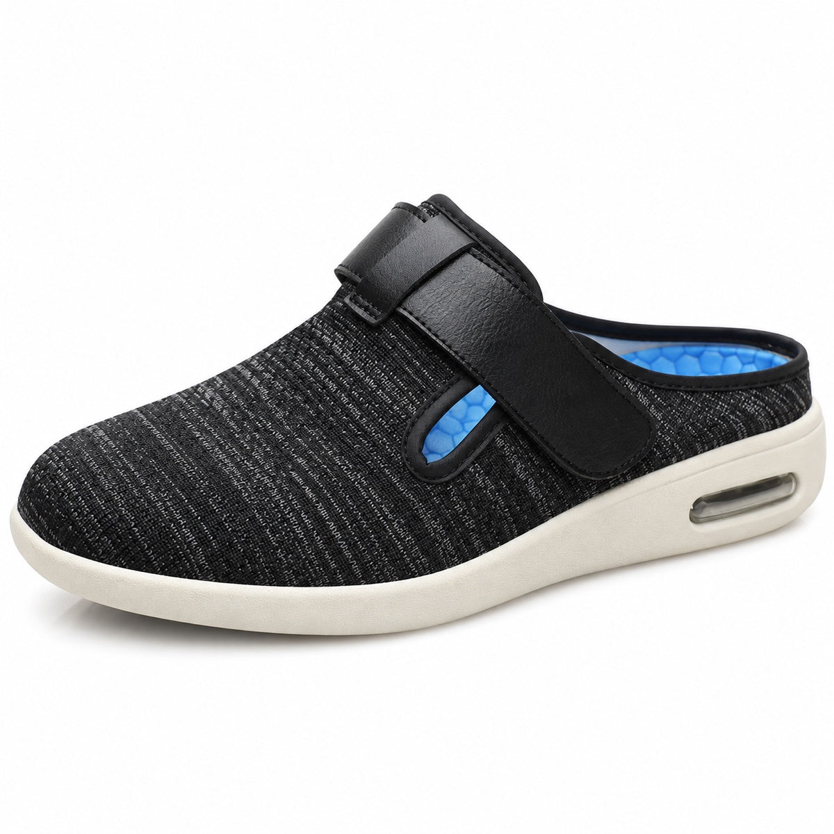 Becky – Women's Wide Toe Box Shoes in BLACK-GRAY