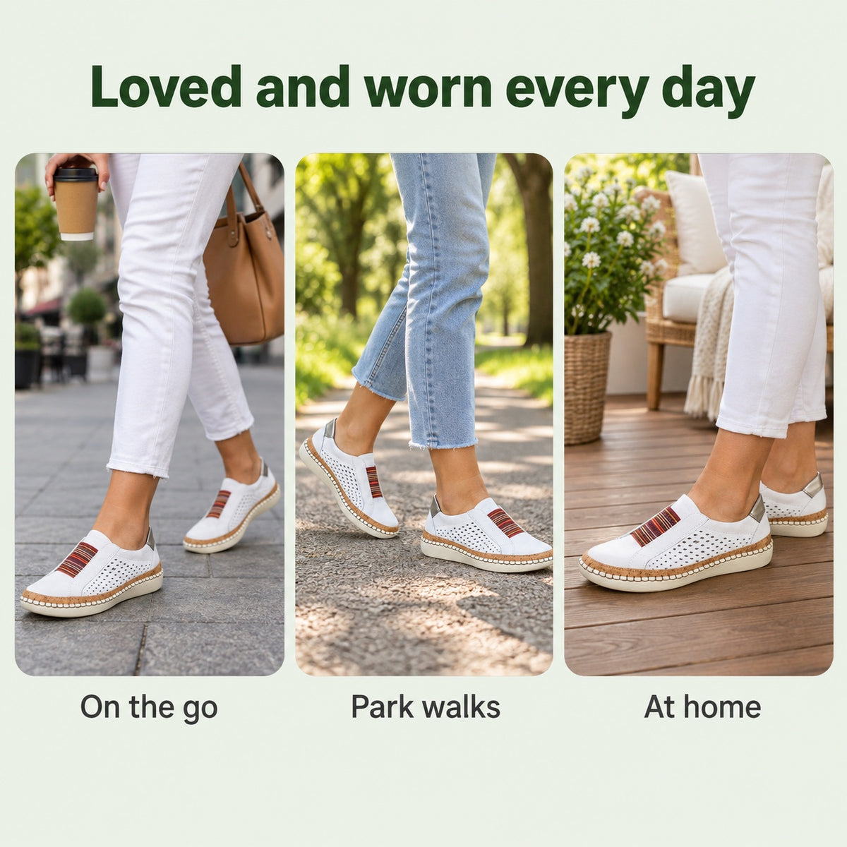 Bertha – Women's Arch Support Sneakers, worn every day