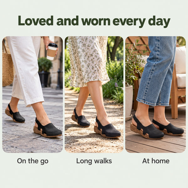 Bethany – Women's Wide Toe Box Sandals, worn every day