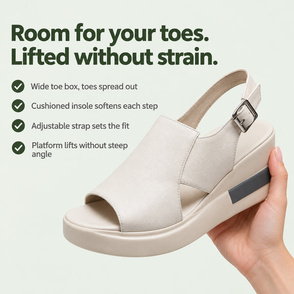 Beulah – Women's Wide Toe Box Sandals, key benefits