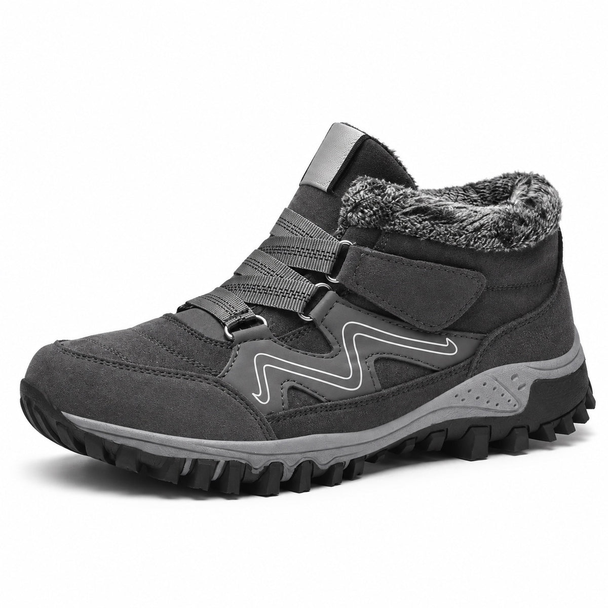 Bill – Men's Comfort Boots in Gray